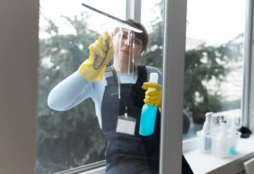 Nettoyage de vitres intérieures et extérieures à Saint-Denis-le-Gast